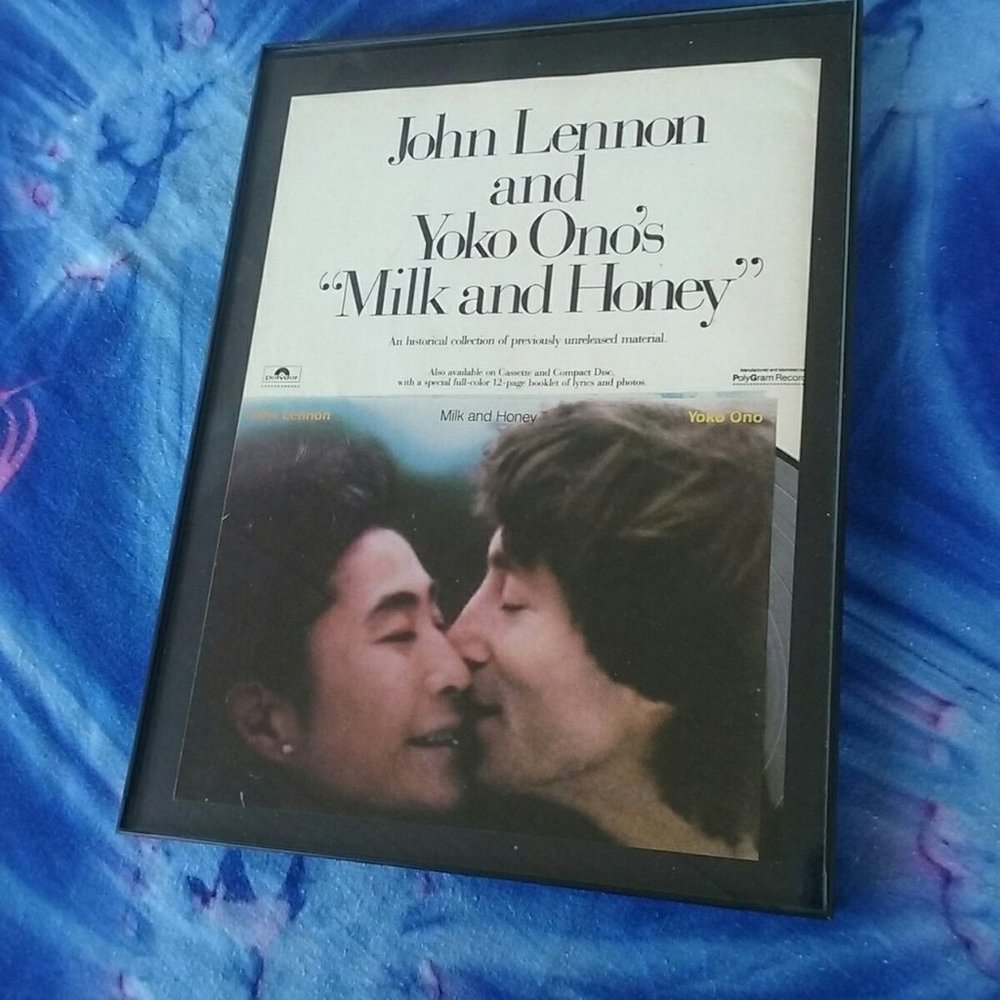 Beatles John Lennon Yoko Ono Milk and Honey Polydor Records Vintage Promotional